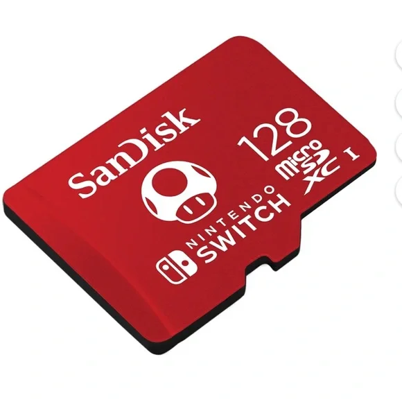 Mario Kart Nintendo Switch 128gb Sandisk Micro Card SD Bundle - Picture 4 of 12